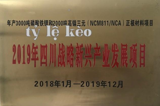 Dự án Phát triển ngành công nghiệp chiến lược năm 2019 tỉnh Tứ Xuyên